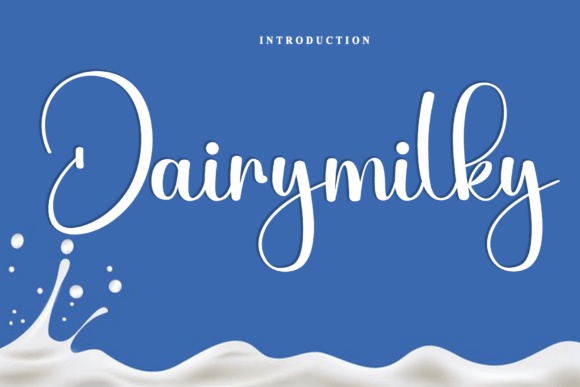 Dairymilky: A Timeless Script Font for Editorial Design
