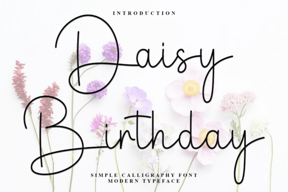 Daisy Birthday: A Font That Adds Magic to Your Brand