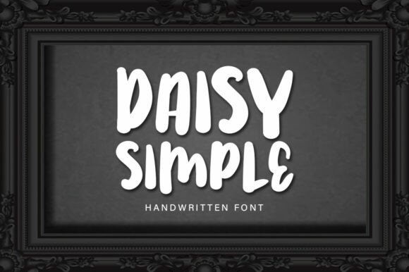 Daisy Simple: A Handwritten Font with Effortless Charm