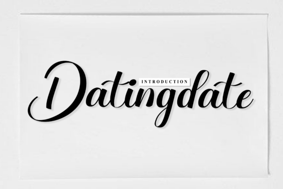 Datingdate: A Timeless Font for Branding and Design