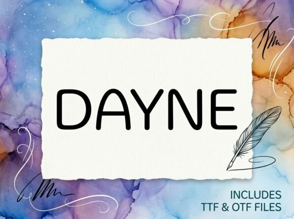 Dayne: A Modern Handwritten Font for Editorial Design