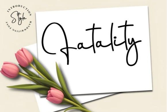 Fatality: A Modern Handwritten Font for Digital Design