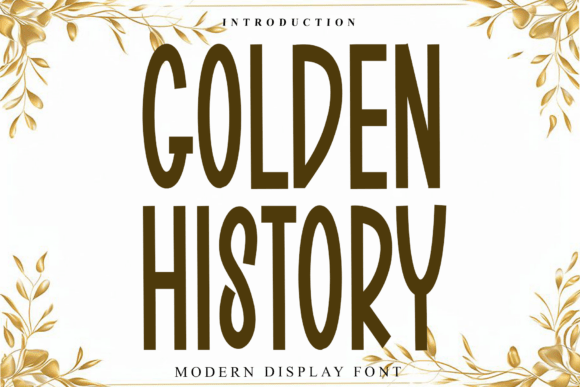 Golden History: A Timeless Script Font for Digital Design