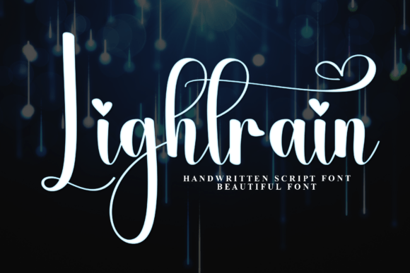 Lightrain: A Handwritten Font for Creative Crafters