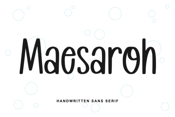 Maesaroh: A Font for Crafting with Grace and Purpose