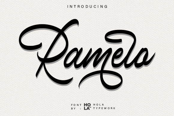 Ramelo: A Script Font with Timeless Elegance