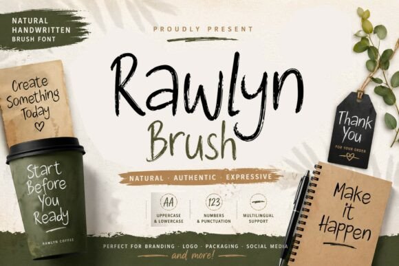 Rawlyn Brush: The Font That Speaks Your Brand’s Soul