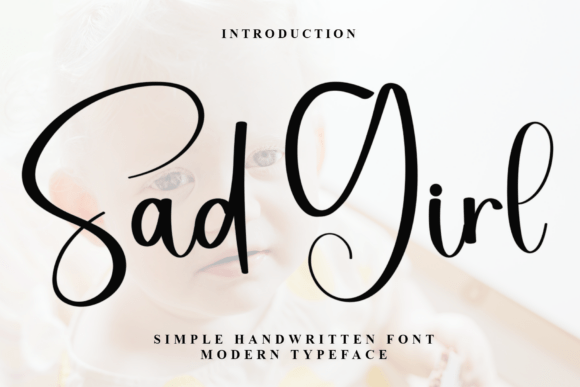 Sad Girl: A Font That Adds Holiday Magic to Your Creations
