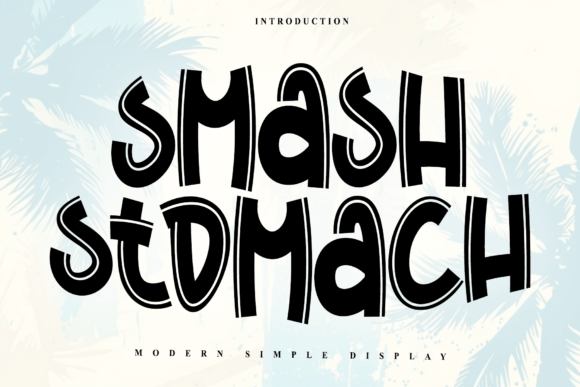 Smash Stomach: A Script Font for Editorial Expression
