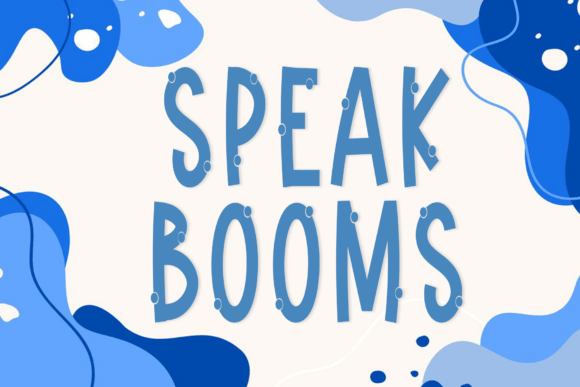 Speak Booms: A Font That Speaks Volumes