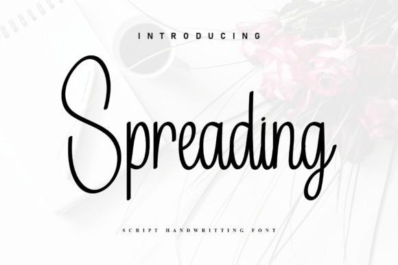 Spreading: A Handwritten Font for Branding and Creativity